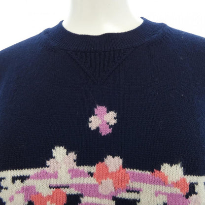 Chanel Knit Top Cashmere Navy — view 6