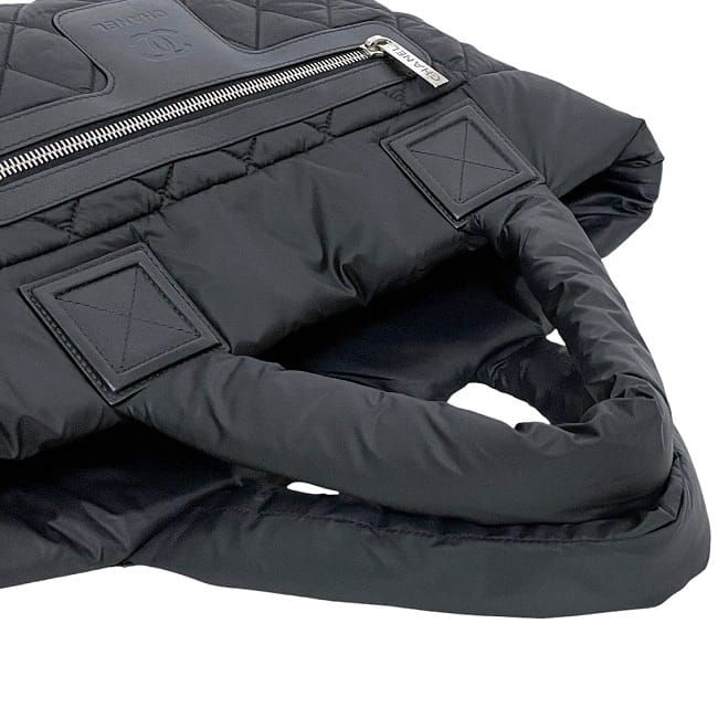 Chanel Tote Bag Coco Cocoon PM Black A48610 Excellent Condition