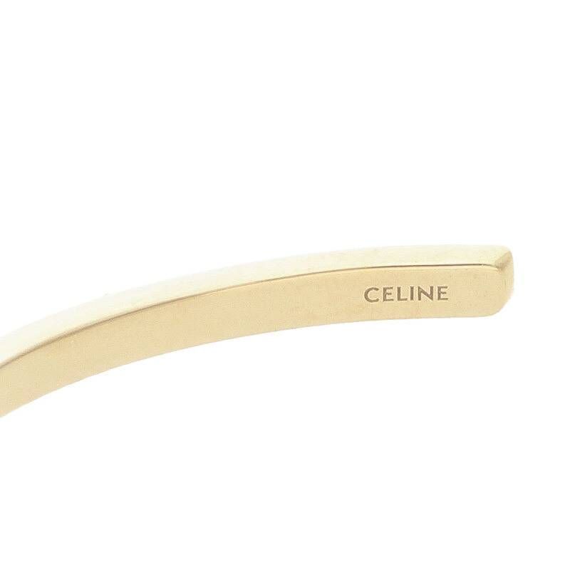Celine Torsion 18K Yellow Gold Diamond Bangle Ladies