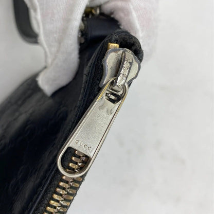 Gucci Clutch Hand Second Pouch Guccissima Leather Black — view 14