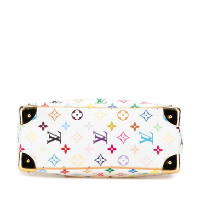 Louis Vuitton Monogram Multicolor Trouville Studded M92663 Bronze White PVC