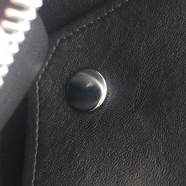 Celine by Phoebe Philo 16ss Puff Sleeve Leather Biker Jacket 2 5r58 6987 Black