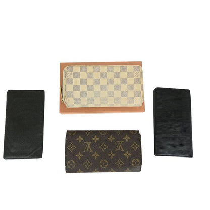 Louis Vuitton Long Wallet Zippy Wallet Monogram Damier Azure Epi 4 Set 04ec076