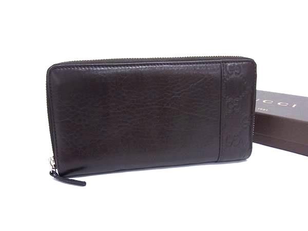 Pattern Gucci 256439 Guccissima Leather Round Zipper Long Wallet With Coin