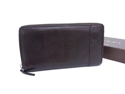 Pattern Gucci 256439 Guccissima Leather Round Zipper Long Wallet With Coin