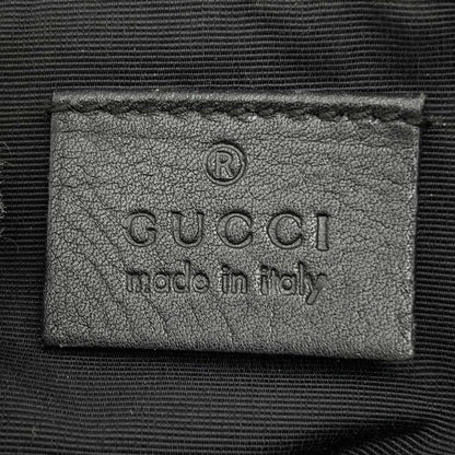 Gucci 07198 Pouch Accessory Pouch Handbag Black And Gray Denim GG Canvas Pouch