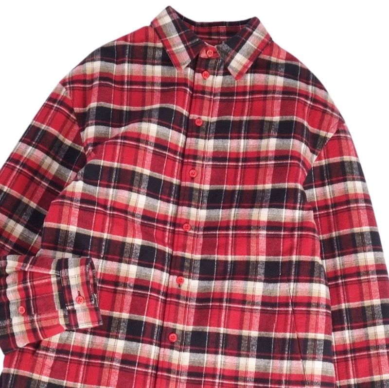 Balenciaga Shirt 2019 Flannel Shirt Je