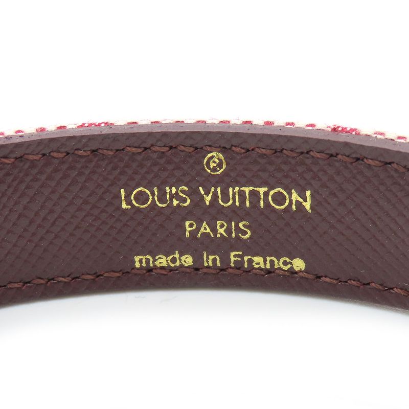 Louis Vuitton Bracelet Good Luck Bracelet M64459 Monogram Mini Metal Pink Gold