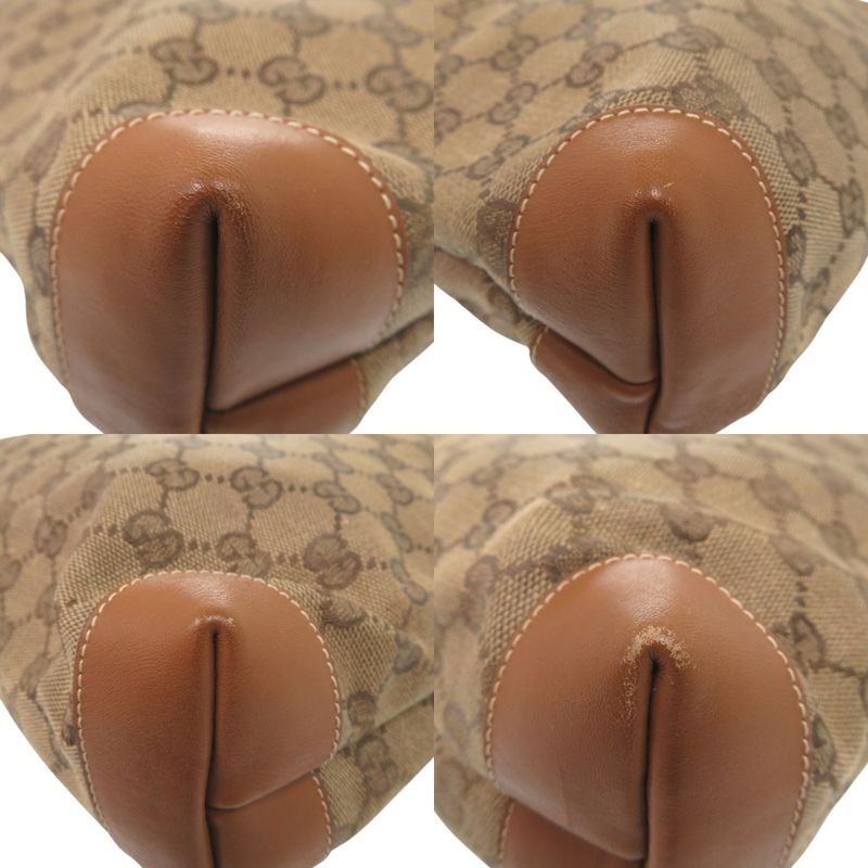 Gucci 002 983 0054 GG Canvas Beige Tote Bag 1637 Gucci