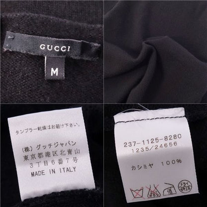 Gucci Knit Sweater High Neck Cashmere Tops Rede