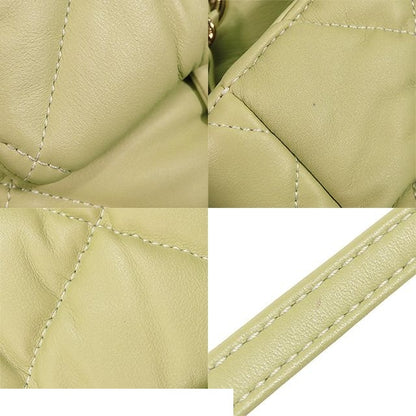 Chanel Chain Light Green Leather Quilted Mini Shoulder Bag — view 5