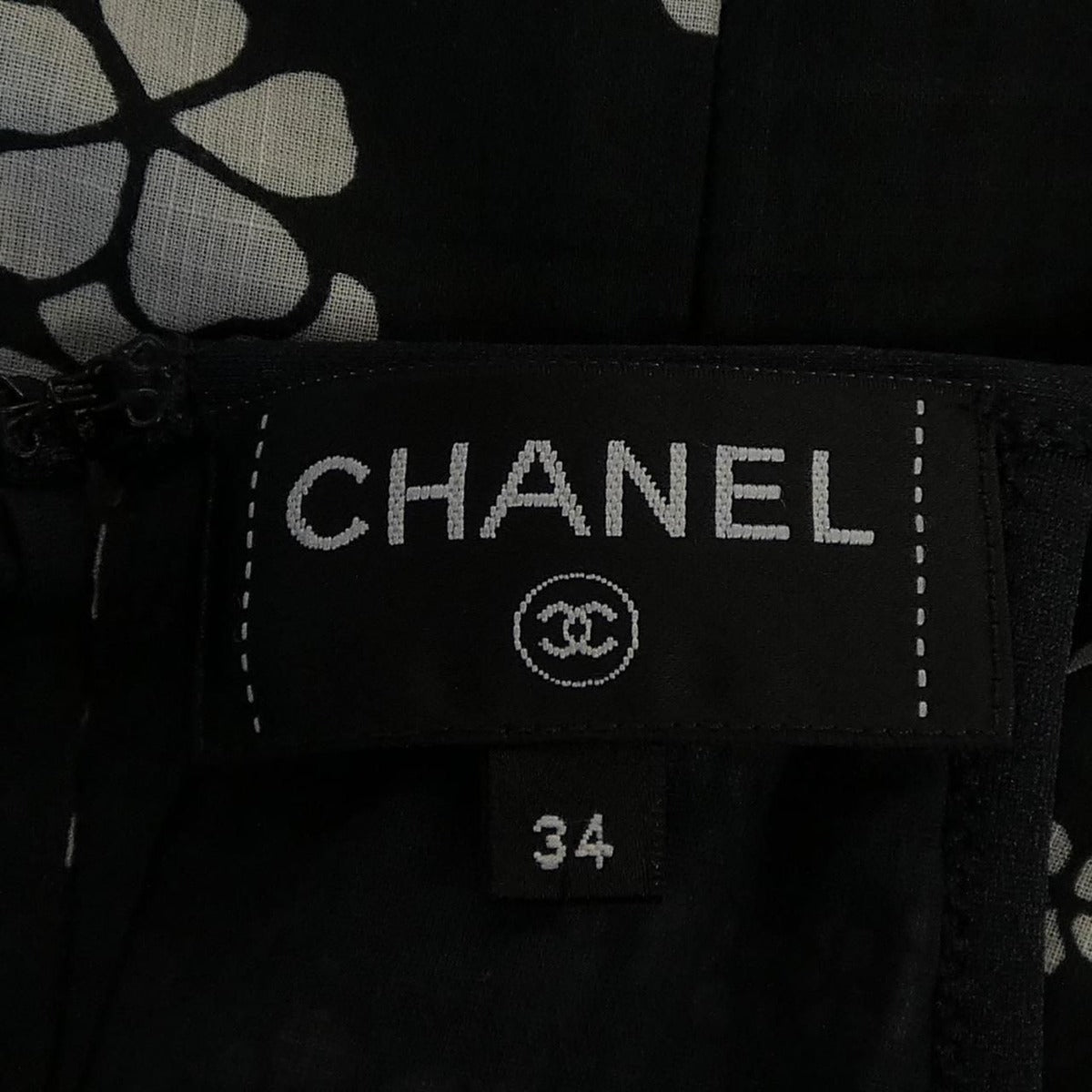 Chanel 25 Dress Black 34 White — view 5