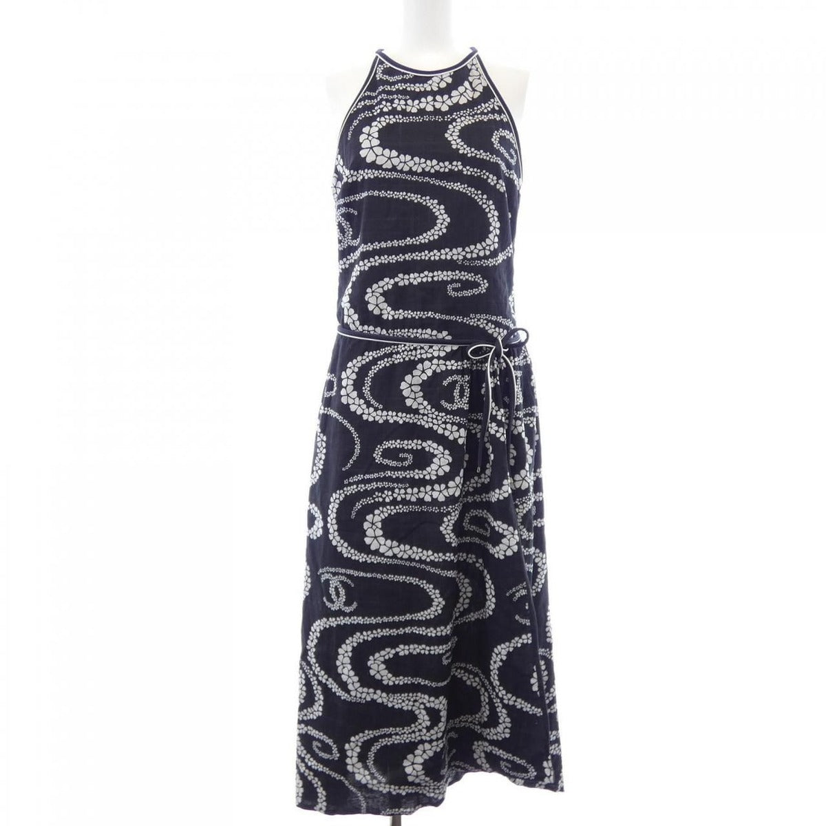 Chanel 25 Dress Black 34 White