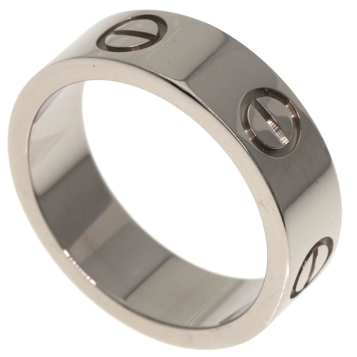 Cartier Love Ring 50 18K White Gold