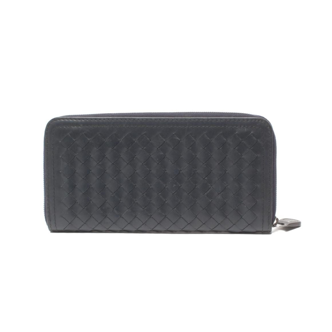 Bottega Veneta Zip Around Wallet Navy Others — view 2