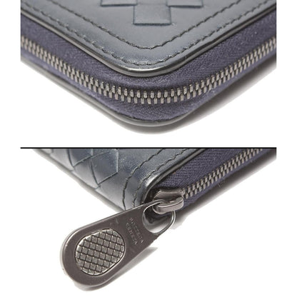Bottega Veneta Zip Around Wallet Navy Others — view 9