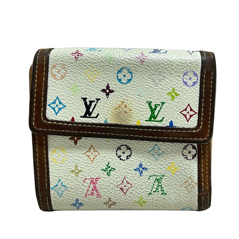 Louis Vuitton W Hook Wallet Monogram Multicolor Porte Monnivier Carte Cles Di