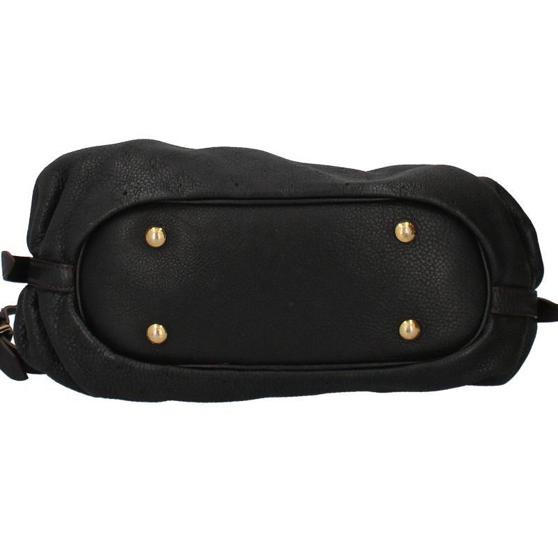 Louis Vuitton XS M95660 Mahina Women's Shoulder Bag Noir Black Excellent