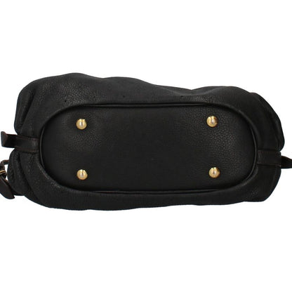Louis Vuitton XS M95660 Mahina Women's Shoulder Bag Noir Black Excellent