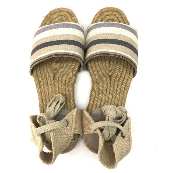 Hermes Espadrille Sandals 39 Blue