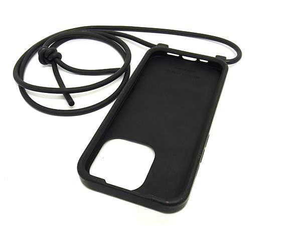 Bottega Veneta Intrecciato Rubber Iphone 14 Pro Phone Case In Black Bl4759