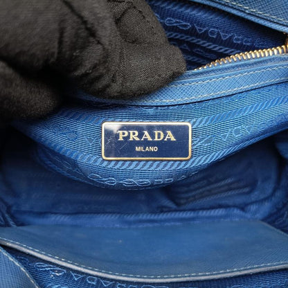 Prada Galleria Blue Saffiano Leather Bn1801208 180