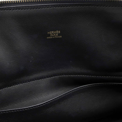 Hermes 2way Bag Bolide 31 Taurillon Clemence Black Gold Hardware Black Handbag