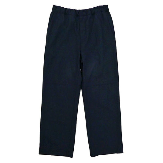 Louis Vuitton Drawstring Wool Pants Navy 46 Monogram Flower