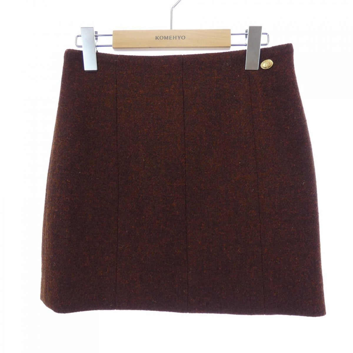 Chanel Skirt Brown 36