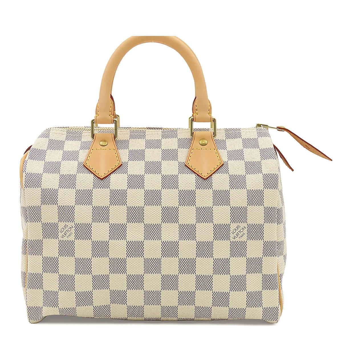 Louis Vuitton Speedy 25 Boston Bag Azur Damier Canvas