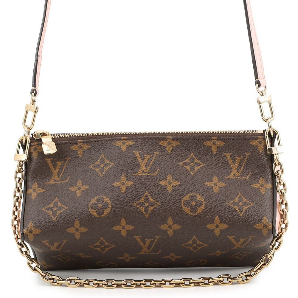 Louis Vuitton Shoulder Bag Monogram Bloom Pouch 2-Way Rose Pudol