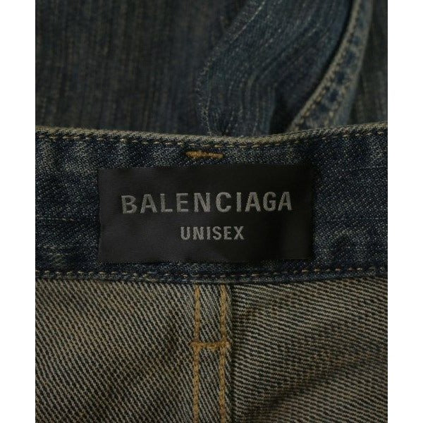 Balenciaga Shorts Pants Cotton Denim Indigo — view 3