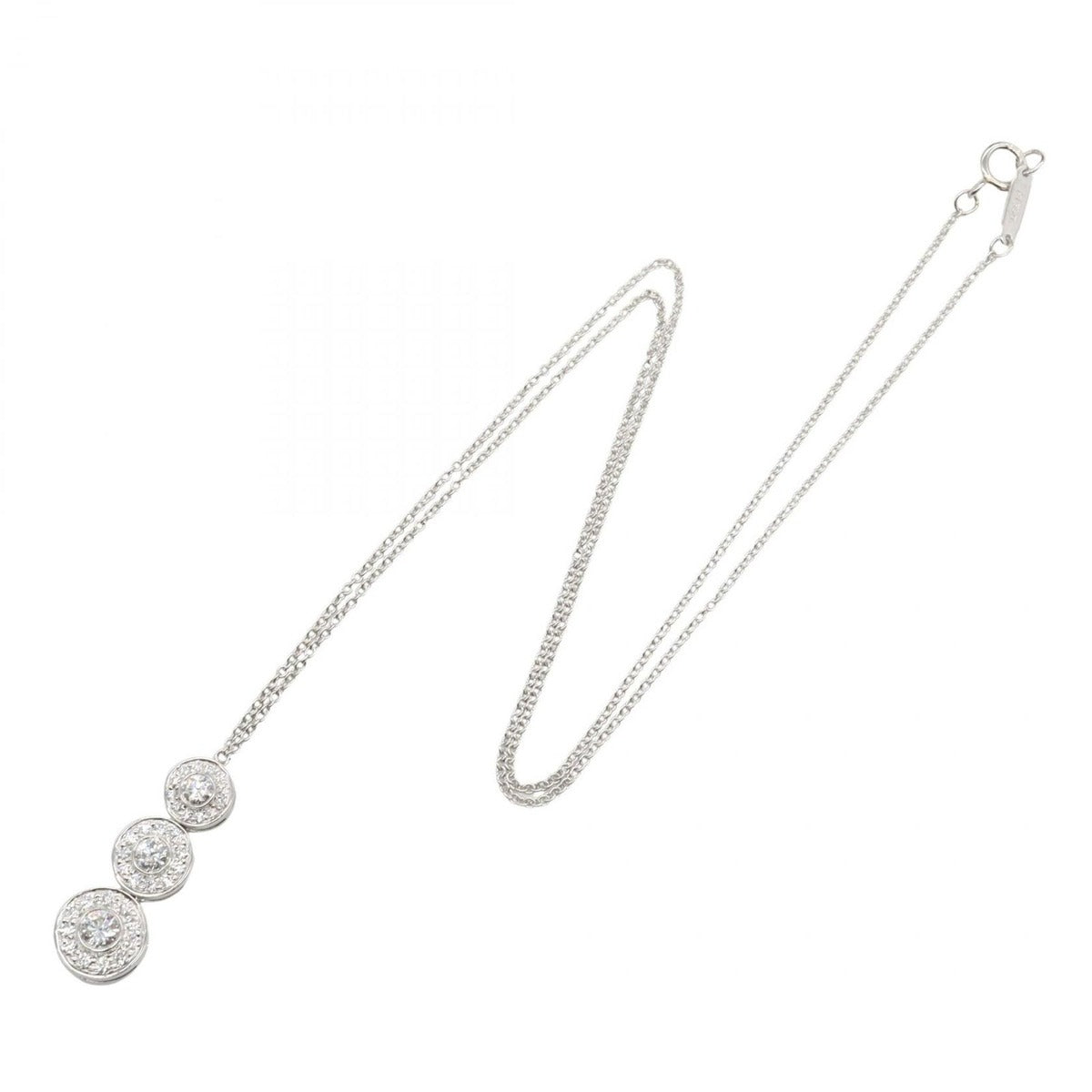 Tiffany & Co Necklace Surat Triple Drop Diamond — view 2