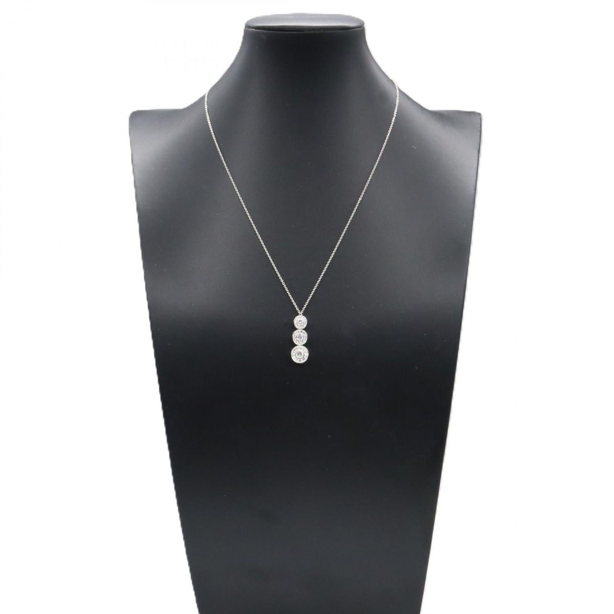 Tiffany & Co Necklace Surat Triple Drop Diamond — view 7