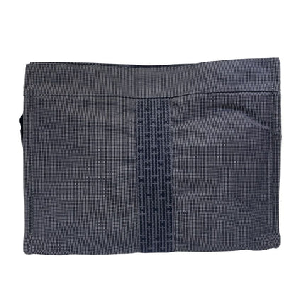 Hermes Clutch Her Canvas Gray