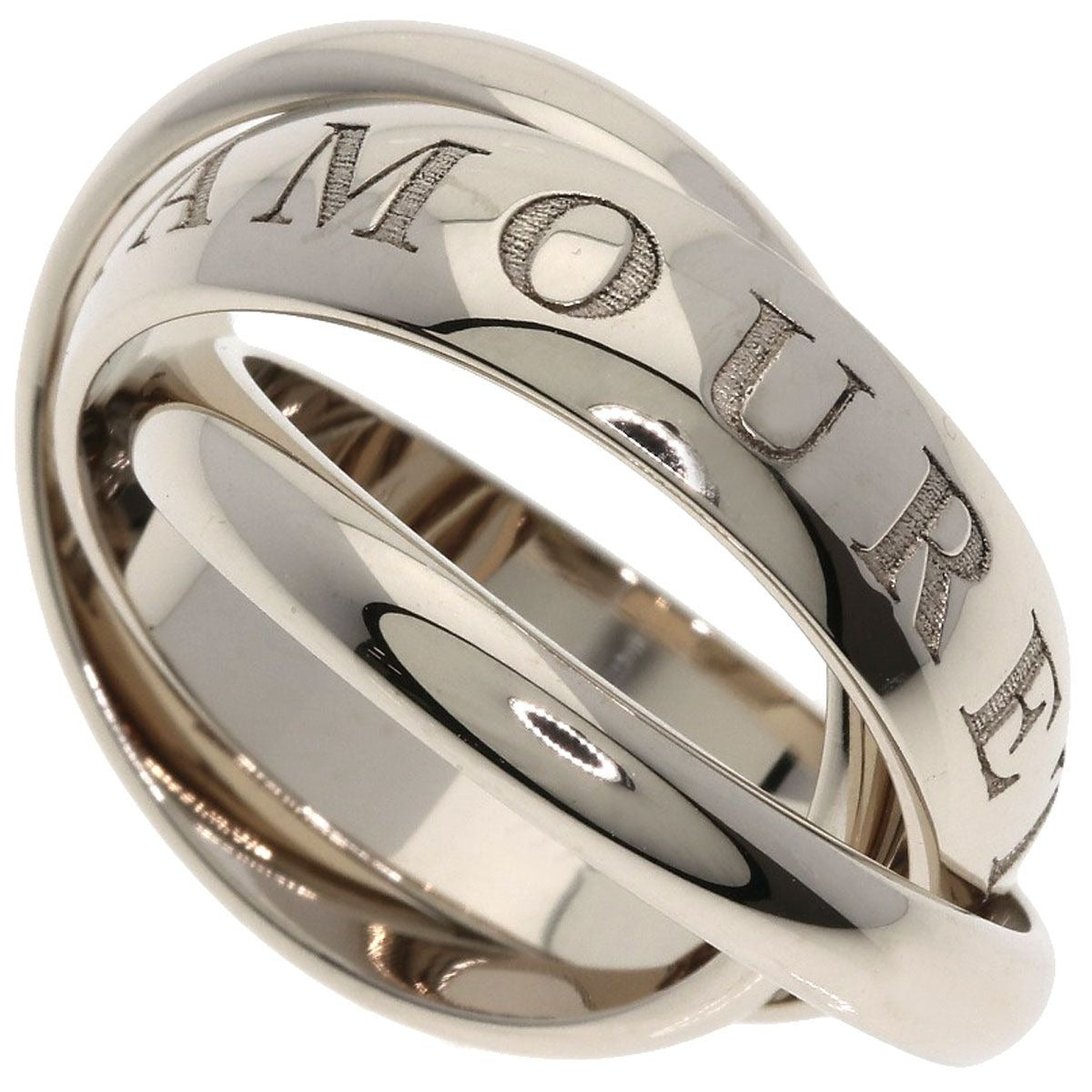 Cartier Trinity 51 Ring 18k White Gold