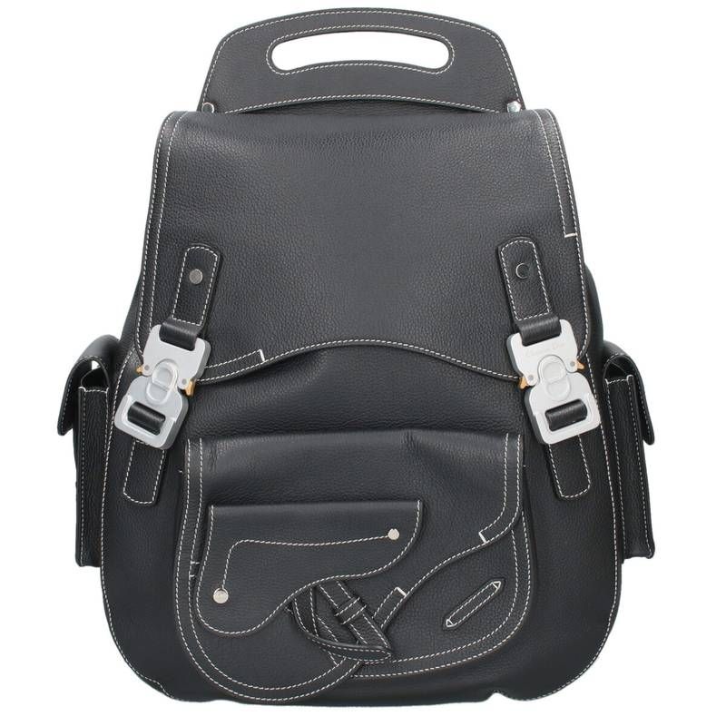 Dior 1adba164ykk Gallop Roller Coaster Buckle Calfskin Backpack Men's