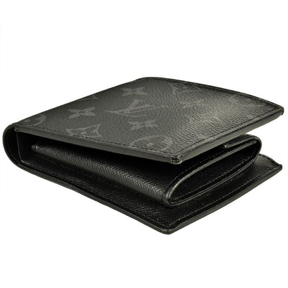Louis Vuitton Portefeuille Marco NM Fold Wallet M62545 Black Men's