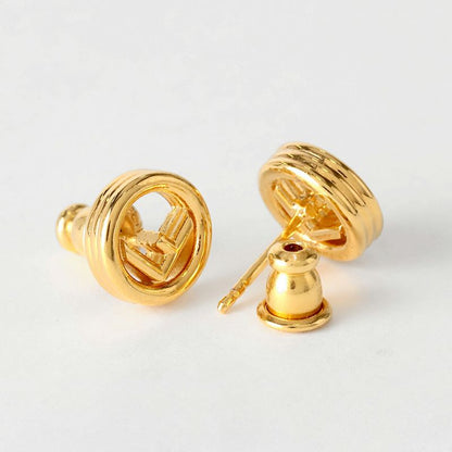Fendi Earrings F Is Fendi Soft Togo Old