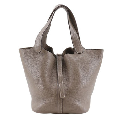 Hermes Picotin MM Taurillon Clemence Etoupe □I Ladies Handbag