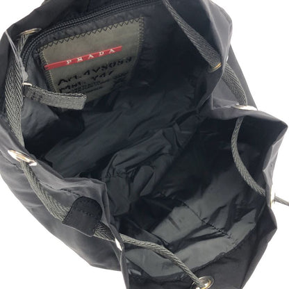 Prada Sport Nylon Draw String Bag 4vs053 Black
