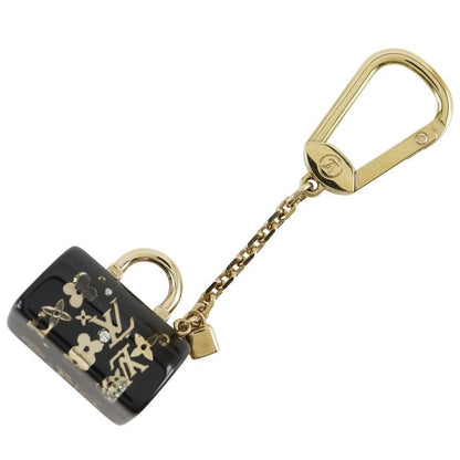 Louis Vuitton Porte Cles Speedy - Ancursion Vintage M65444 Resinous Gold Plated