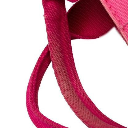 Prada Canapa Mini Tote Shoulder Bag 2WAY B2439g Pink Canvas Women Prada