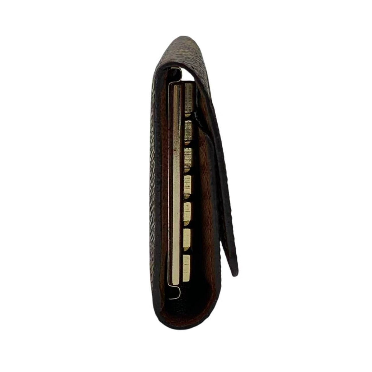 Louis Vuitton Key Case Multicles 6 Monogram Leather Brown — view 3