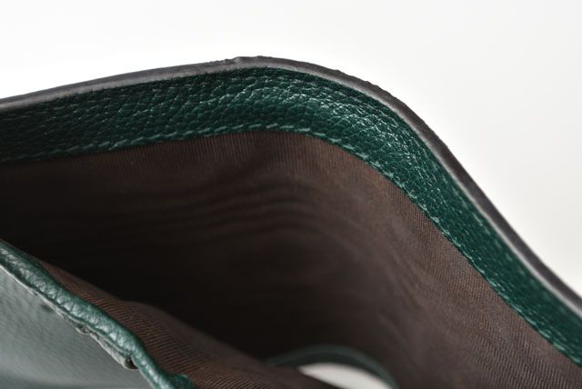 Gucci Mini Wallet Fold Wallet 570660 Zumi Chain Wallet In Dark Green