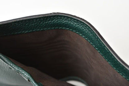 Gucci Mini Wallet Fold Wallet 570660 Zumi Chain Wallet In Dark Green