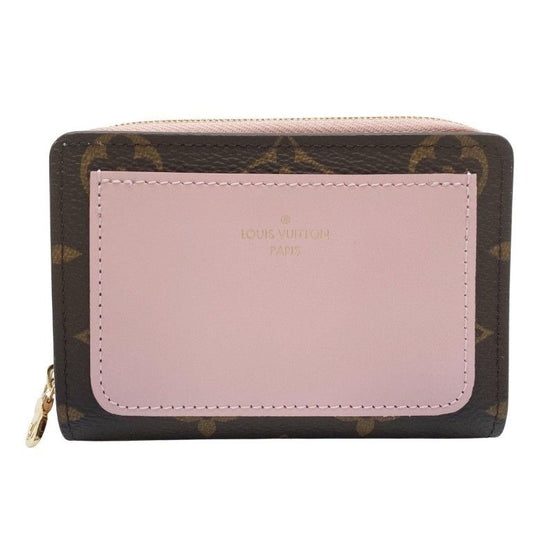 Louis Vuitton Wallet Portefeuille Rose Velours Monogram Bifold