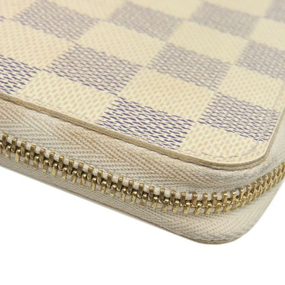 Louis Vuitton Coin Case Zippy Coin Purse Damier Azure Canvas Damier Azure Gold