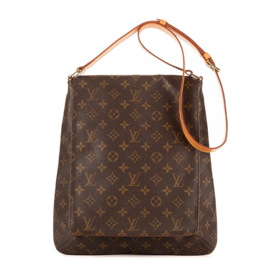 Louis Vuitton Musette Salsa Long Strap Brown Monogram Canvas Shoulder Bag