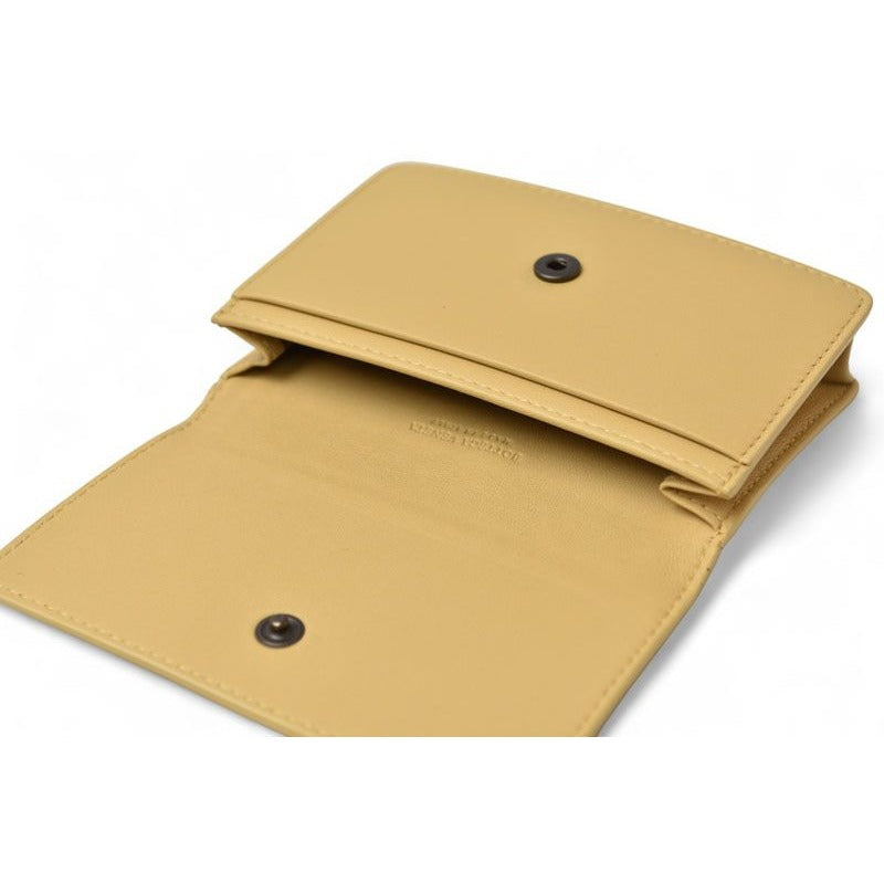 Bottega Veneta Coin Case Intrecciato Leather Beige Khaki Multi — view 6